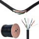 1000ft Cat6 Outdoor Cable 23 Awg Utp Solid Wire Direct Burial Uv Waterproof