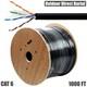 1000ft Cat6 Outdoor Direct Burial Ethernet Lan Network Bulk Cable Utp Solid Wire
