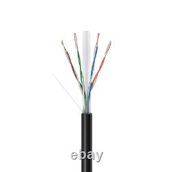 1000FT CAT6 UTP OUTDOOR Ethernet Network Cable 23AWG Solid Direct Burial Wire