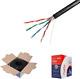 1000ft Direct Burial Cat5e Utp Outdoor 24 Awg Uv Resistant Cable Unshielded Copp