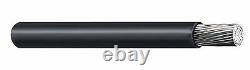 1000' 1/0 AWG Harvard Single Conductor Aluminum URD Direct Burial Cable 600V
