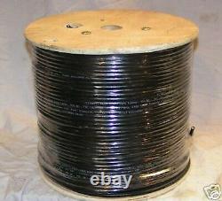 1000' CAT6 CAT6E Direct Burial Wire Underground Cable Internet Security 23AWG