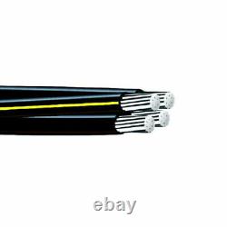 1000' Wofford 500-500-500-350 Aluminum URD Wire Direct Burial Cable 600V