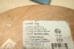 1000' of Cat6A 10G 23AWG Solid 4 Pair Outdoor Direct Burial Cable