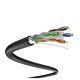 1000ft Cat6 F/utp Outdoor Direct Burial 550mhz Solid Cable 23awg Waterproof