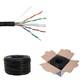 1000ft Cat6 Network Cable Outdoor Direct Burial 23awg Solid Bulk Ethernet Wire