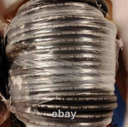 100' RED & BLACK 8AWG RPVU90 SUN-RES VW-1 WET/DRY DIRECT BURIAL w MC4 CONNECT