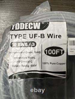 100 ft 10/3 UF-B WG Underground Feeder Direct Burial Wire/Cable