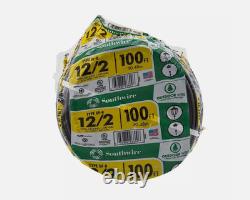 100 ft Copper Underground Feeder Wire 12 Gauge Direct Burial Moisture Resistant