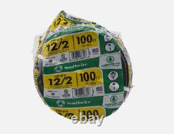 100 ft Copper Underground Feeder Wire 12 Gauge Direct Burial Moisture Resistant