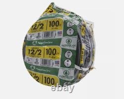 100 ft Copper Underground Feeder Wire 12 Gauge Direct Burial Moisture Resistant