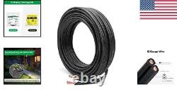 100ft Direct Burial 12/2 Low Voltage Copper Wire Weather Resistant & Fireproof