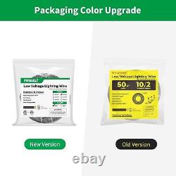 100ft Direct Burial 12/2 Low Voltage Copper Wire Weather Resistant & Fireproof