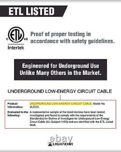 10/2 Direct Burial Wire for Low Voltage Landscape Lighting 250 Feet Outdo