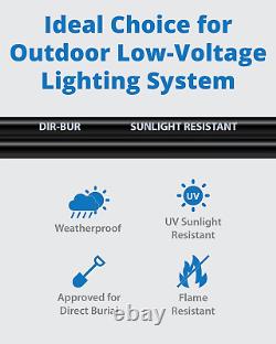 10/2 Direct Burial Wire for Low Voltage Landscape Lighting 250 Feet Outdoor