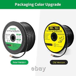 10/2 Low Voltage Direct Burial Landscape Lighting Wire Spool 200 Feet