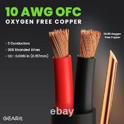 10/2 Speaker Wire (50 Feet) 10AWG Gauge Outdoor Direct Burial in Ground/in