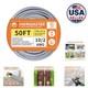 10/2 Uf-b 50ft Solid Copper Underground Feeder Direct Burial Cable 600v