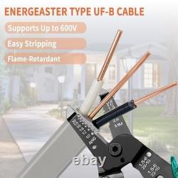 10/2 UF-B 50FT Solid Copper Underground Feeder Direct Burial Cable 600V