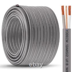 10/2 UF-B Wire 25FT 100% Pure Copper 10AWG 2 Connector Direct Burial Electrica