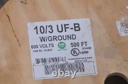 10/3 UF-B Wire 100 feet Underground Feeder Cable Direct Burial New