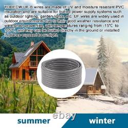 10/3 UF-B Wire 25FT 100% Pure Copper 10AWG 3 Connector Direct Burial Electr