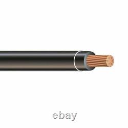 10' 500 MCM Copper XLP USE-2 RHH RHW-2 Direct Burial Cable Black 600V