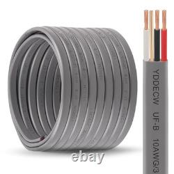 10 Gauge Direct Burial Cable 50FT 100% Copper
