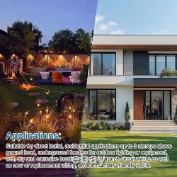 10 Gauge Direct Burial Cable 50FT 100% Copper