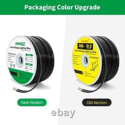 12AWG Low Voltage Cable Direct Burial Outdoor Copper Wire Flexible Durable Use