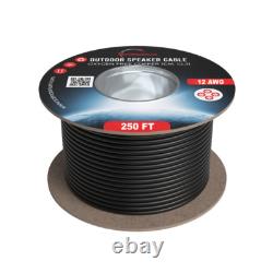 12/14/16AWG Speaker Cable OFC Outdoor CL3 Rated Direct Burial Bulk Wire Lot