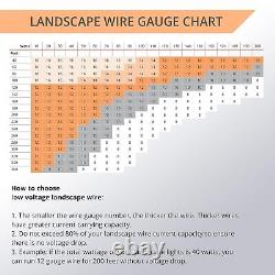 12/2 Low Voltage Landscape Lighting Copper Wire Outdoor Direct Burial 12