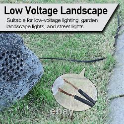 12/2 Low Voltage Landscape Lighting Wire, Outdoor Direct Burial Cable, 12 Gauge