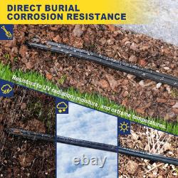 12/2 Low Voltage Landscape Wire 200Ft Copper Direct Burial Waterproof Cable fo