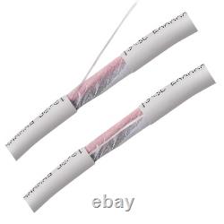 12/2 Speaker Wire 100Ft Outdoor Rated CL2/CL3 Direct Burial Oxygen Free, White