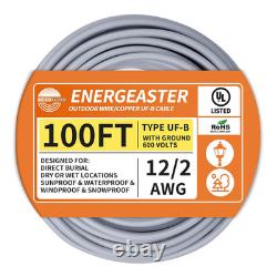 12/2 UF-B 100FT Solid Underground Feeder Direct Burial Cable