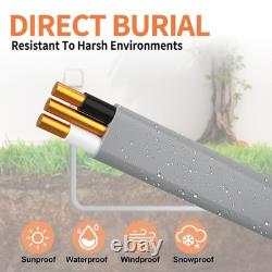 12/2 UF-B 100FT Solid Underground Feeder Direct Burial Cable UV & Moisture