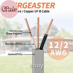 12/2 UF-B 150FT Solid Underground Feeder Direct Burial Cable