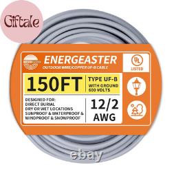 12/2 UF-B 150FT Solid Underground Feeder Direct Burial Cable