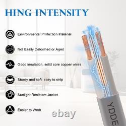 12/2 UF-B Wire 100FT 100% Pure Copper 12AWG 2 Connector Direct Burial Elect