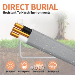 12 2 UF B Wire 250 Foot Pure Copper Direct Burial Cable Outdoor Indoor Lighting