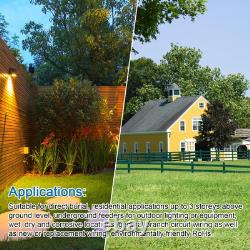 12/2 UF-B Wire 75FT 100% Pure Copper 12AWG 2 Direct Burial Electrical Cable