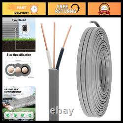 12/2 UF Wire Outdoor Direct Burial Feeder Cable 50ft Heavy Duty Electric Wire
