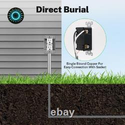 12/2 UF Wire Outdoor Direct Burial Underground Feeder Cable 100Ft