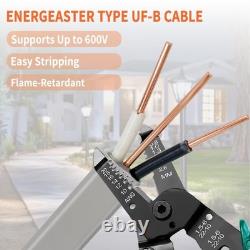 12/2 Uf-b Wire 100 Ft Pure Copper Direct Burial Cable, Sunlight & Moisture