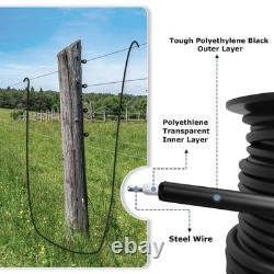 12.5 Gauge Double Insulated Electric Fence Wire 164ft Direct Burial Hard Cable