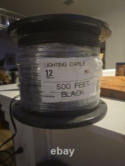 12 AWG Gauge Outdoor Direct Burial Wires Landscape Lighting Cable 500ft 12/2