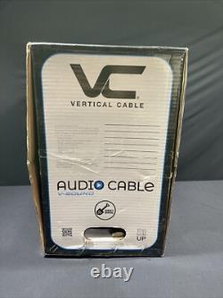 14AWG 4C High Strand Bare Copper Direct Burial UV Rated Speaker Wire Black 500 f