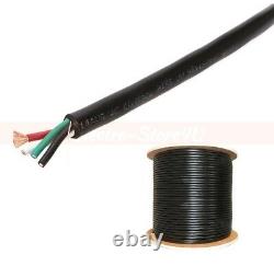 14AWG Speaker Cable 500ft Outdoor Direct Burial UV 14/4 Gauge Bulk Audio Wire