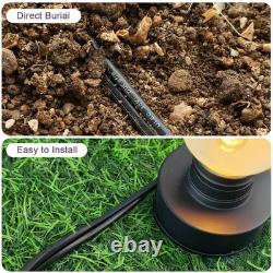 14/2 Low Voltage Landscape Lighting Wire, Outdoor Direct Burial Cable, 14 Gau